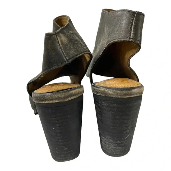 Corso como distressed open toe wedge heel size 7.5 - Picture 5 of 7